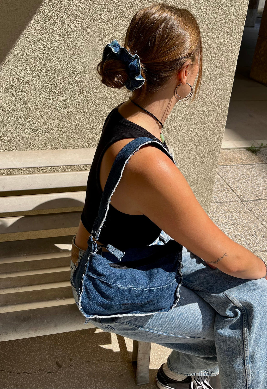 UPCYCLeD. Denim Baguette