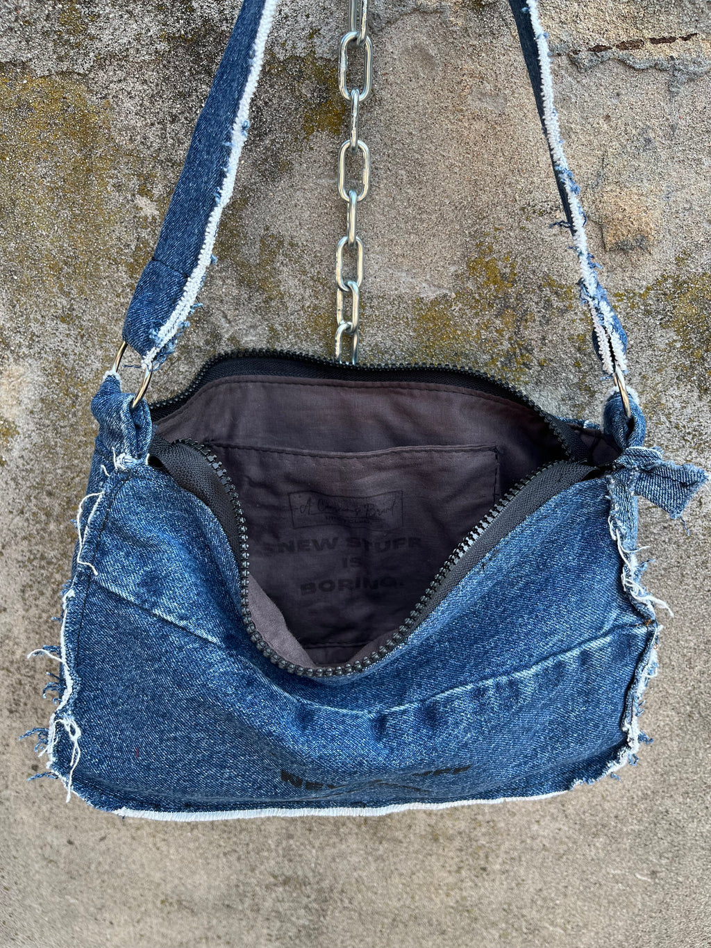 UPCYCLeD. Denim Baguette