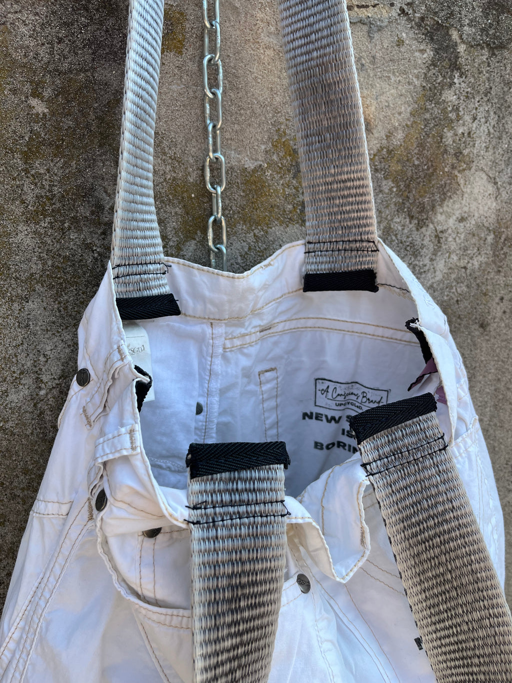 UPCYCLeD. Vertical Bag