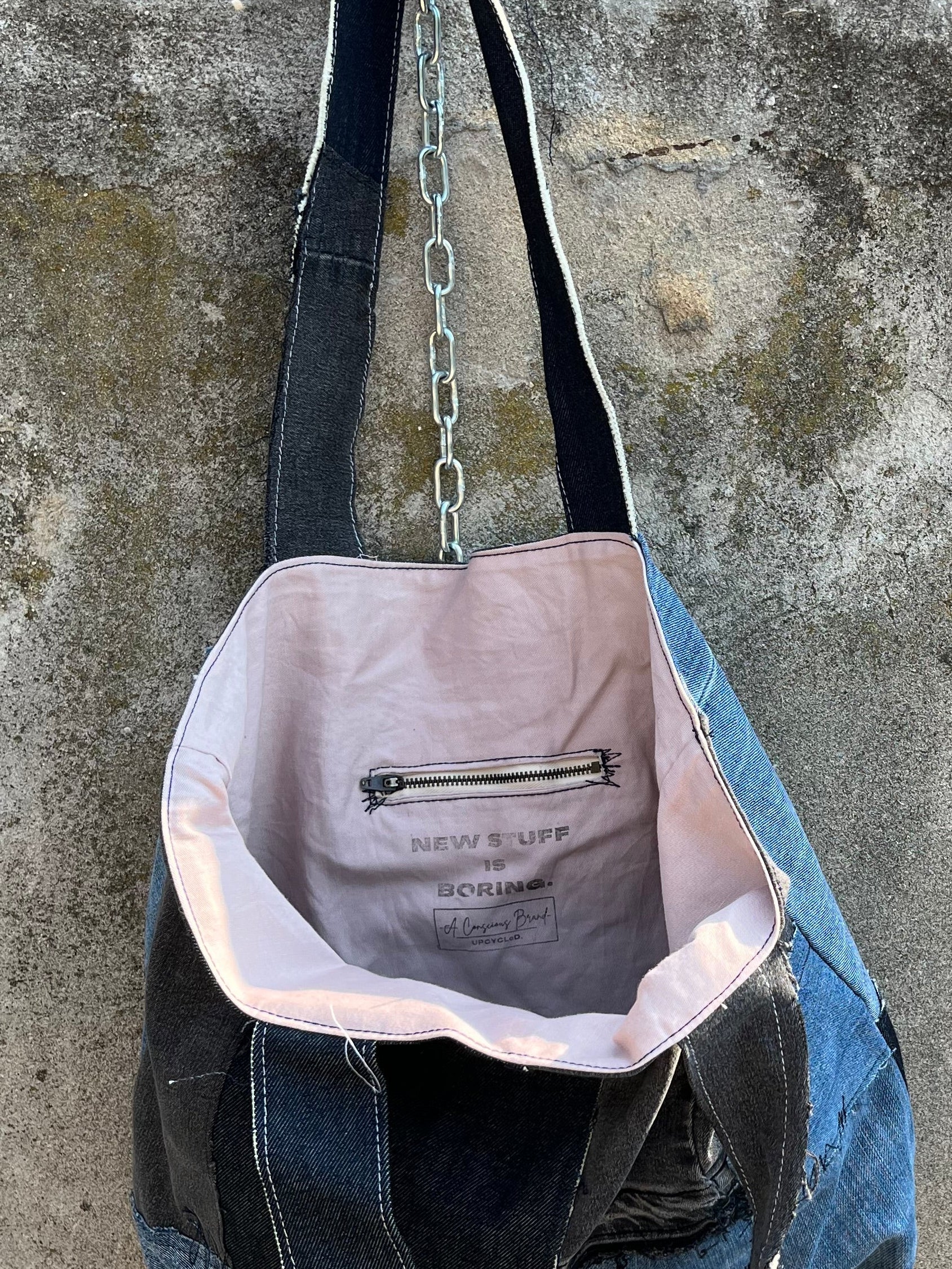 UPCYCLeD. Patchwork Shopper Bag